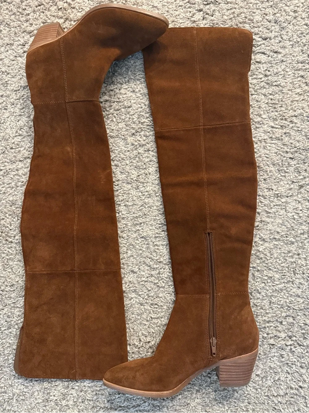 Steve Madden Brown Suede Over-the-Knee Boots